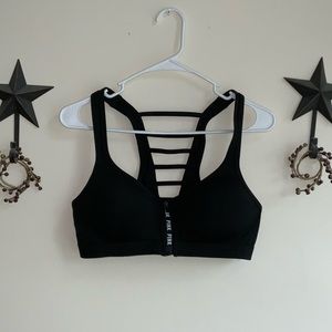 Victoria Secret PINK Push-up Zipper Sports Bra